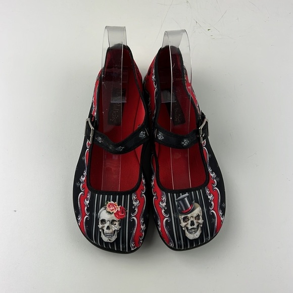 Chocolitos Amor Eterno Skull maryjane shoes size 6 - Picture 4 of 12